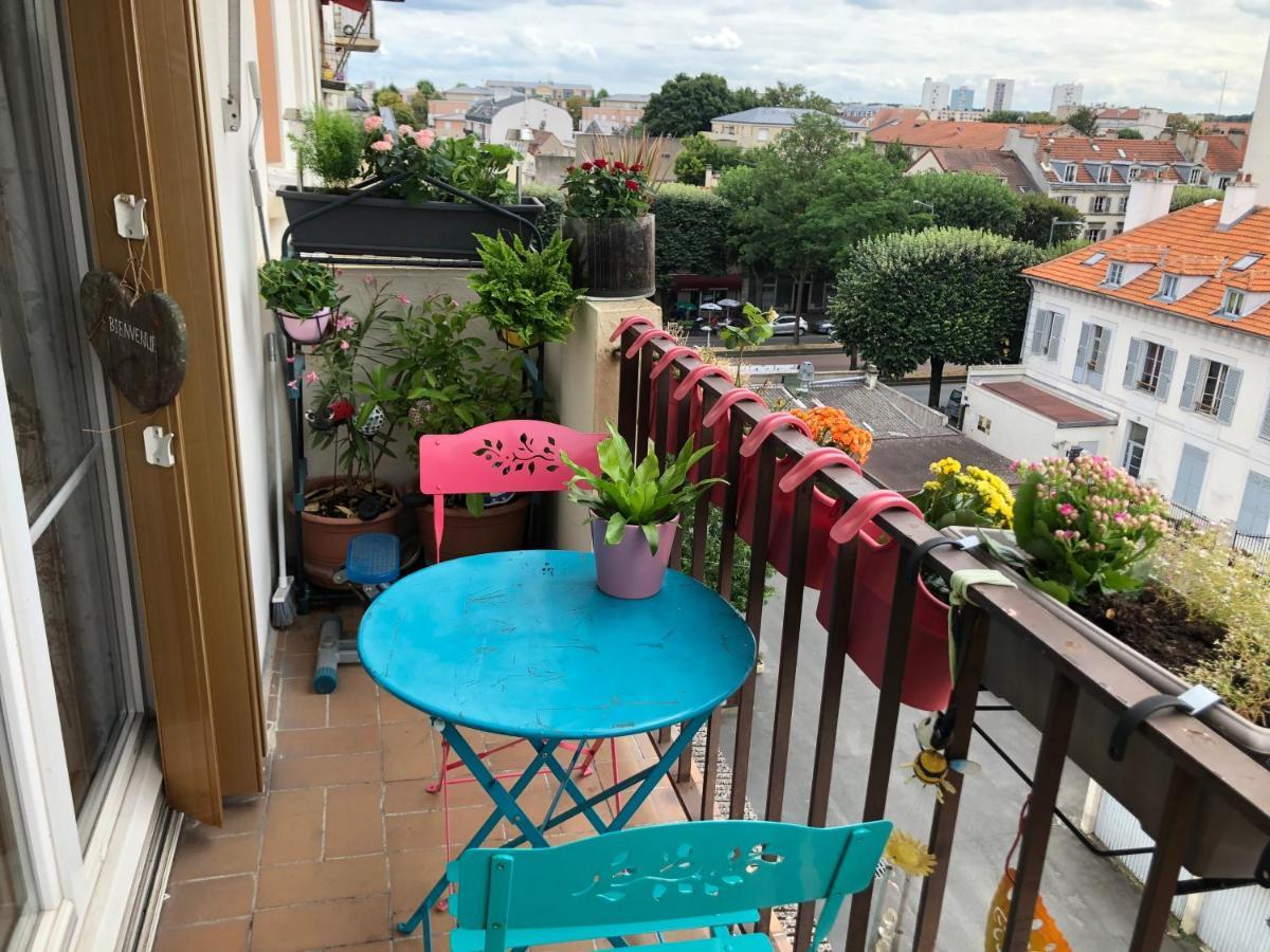 Chambre privé avec balcon ferme à clé Choisy-le-Roi Exterior foto